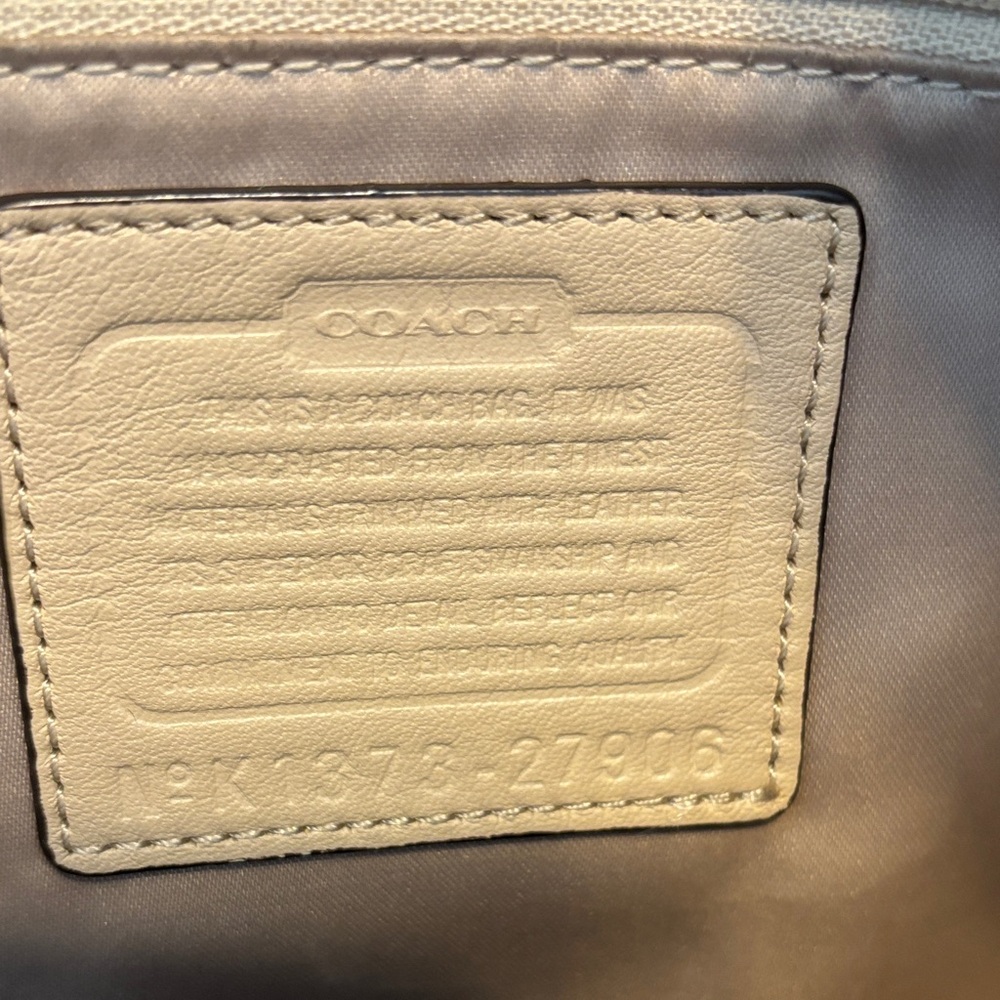 Coach Tan Signature Canvas Shoulder Bag - Picture 7 of 9